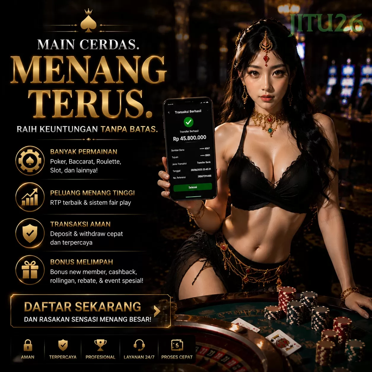 Main jitu26tigerjp88q Menang Jackpot Besar